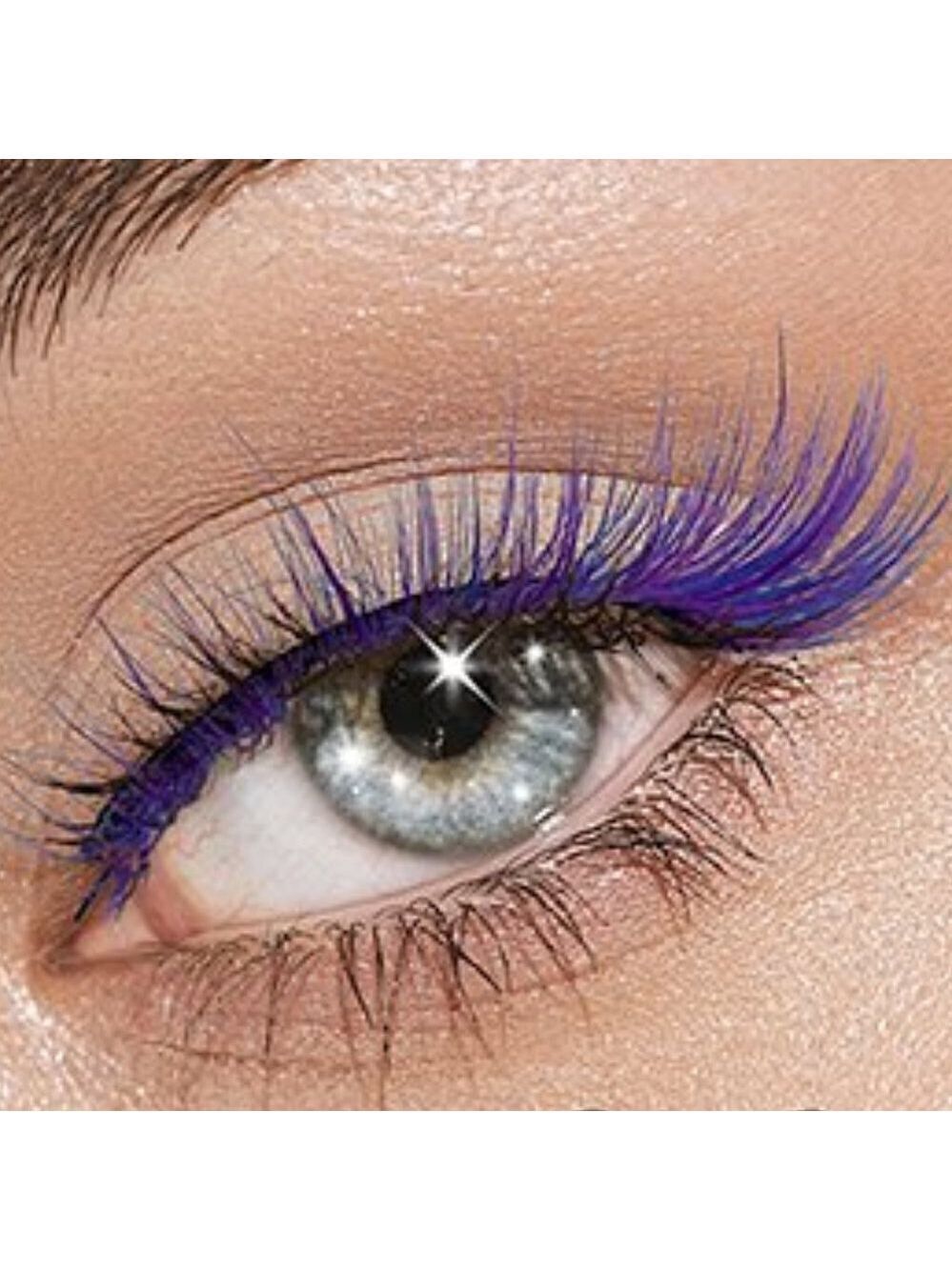 Handmade 3D Faux Mink Eyelashes Purple